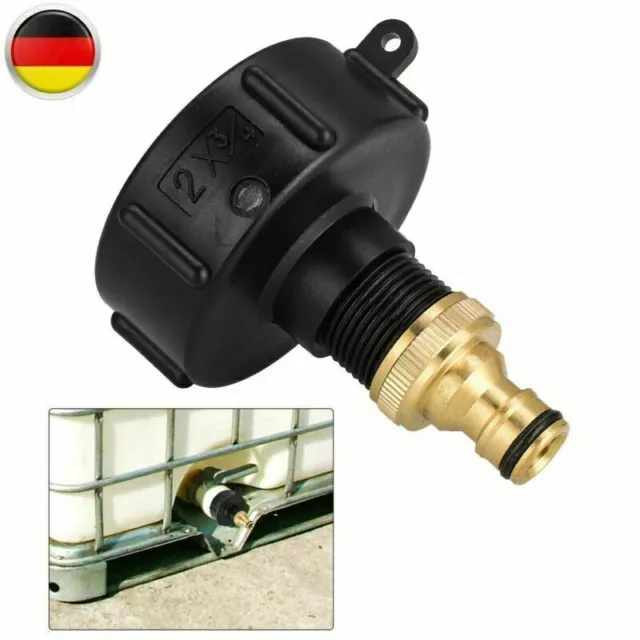 Adapter Outlet Tap 1000L Water Tank Ibc Rainwater Tank Connection 3/4 Love