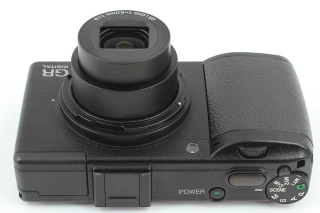 [Near MINT] SH4864 w/GW-2 GH-1 RICOH GR DIGITAL III Digital Black 10.0MP JAPAN 8
