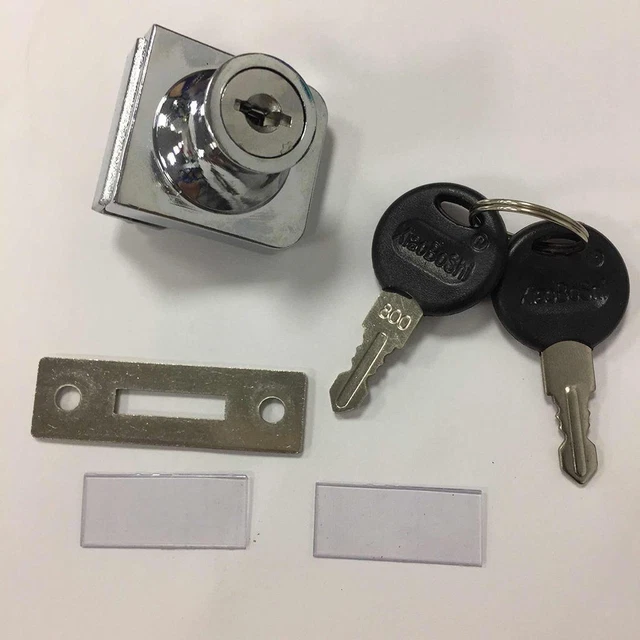 SLIDING WINDOW DISPLAY Showcase Lock Glass Door Lock with Keys