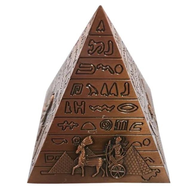 Statua Avatar Arredamento Casa Piramide Egizia Display Antica Lega Desktop