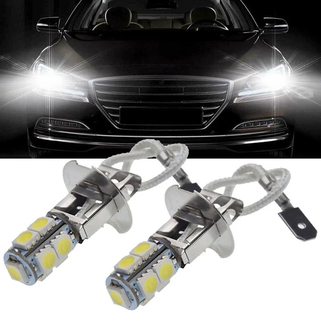 For H3 LED Bulb For H3 LED 2x 6V Quality Flashlight Torches Fog DRL Driving Lamp