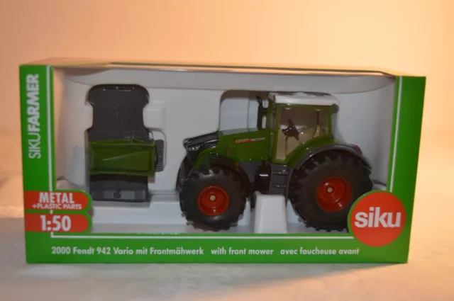 Siku 2000 - Fendt 942 Vario mit Frontmähwerk, neu in OVP, 1:50, aus Sammlung