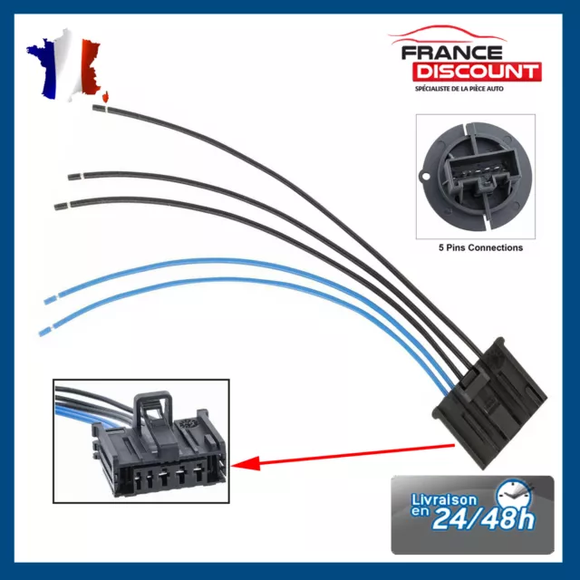 PRISE POUR RESISTANCE de chauffage compatible C3 Xsara Picasso 206 307 =  6450JP EUR 9,50 - PicClick FR