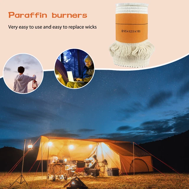 FR Replacement Kerosene Light Core Multipurpose Cotton Smokeless for Indoor Outd