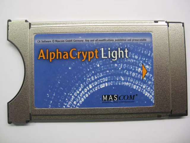 Alphacrypt Light R2.2 CI Modul mit ONE4ALL 2.50 HDplus Astra SAT CAM CI+ Modul