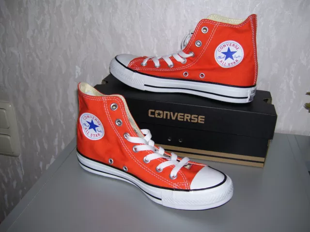 Converse All Star Chucks hi high Kult orange terracotta Grösse 36,5 UK 4 neu