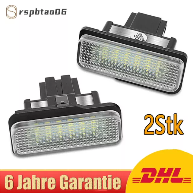 2X LED Kennzeichenleuchte Für Mercedes Benz W203 W211 W219 S211 R171 S203 C219