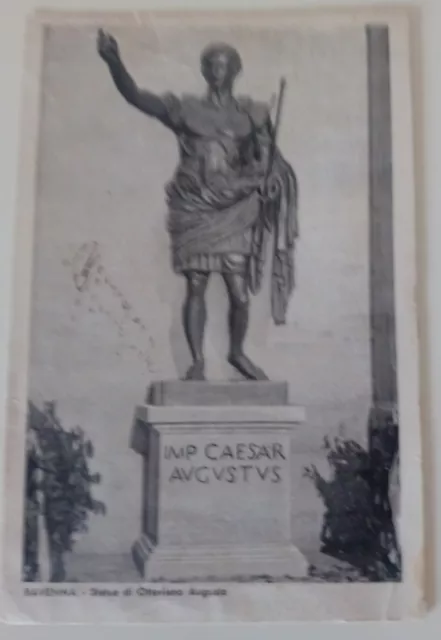 Ravenna Statua Di Ottaviano Augusto 1941 Bella