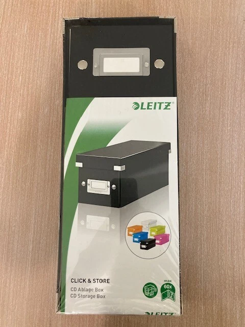 BOITES DE RANGEMENT pour 60 cd click et store Esselte Leitz 60410095 ...