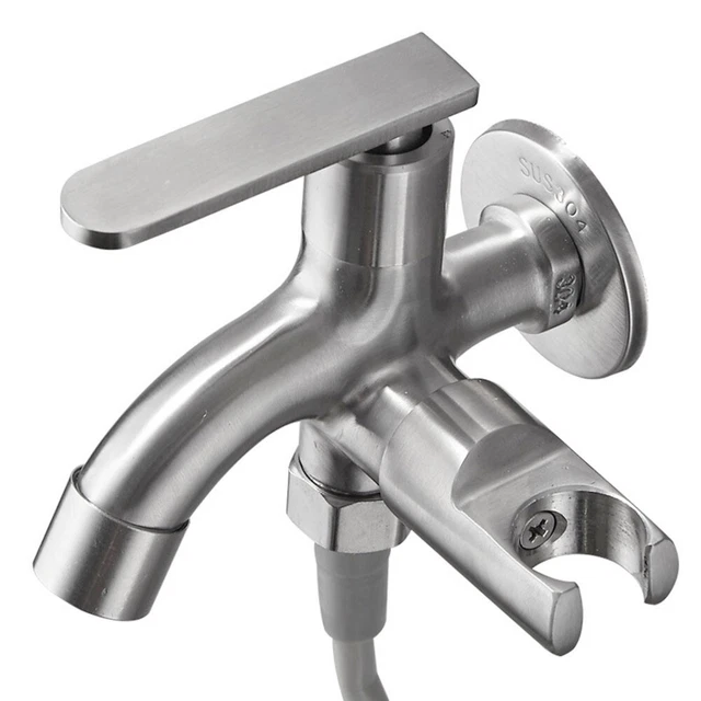 Tap de vadrouille en acier inoxydable pour machine à laver de jardin extérieur