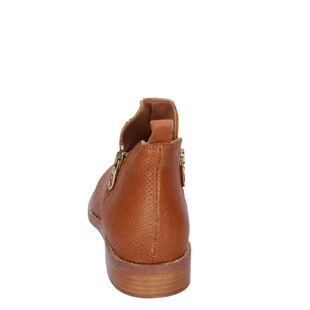 Chaussures pour Femmes REBECCA VAN DIK 36 Ue Bottines Brun Cuir BE127-36 2