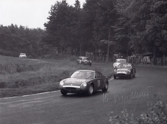 Signed Hans Herrmann Abarth 1300 Bialbero Nurburgring 500Km 1964 M.forster Photo