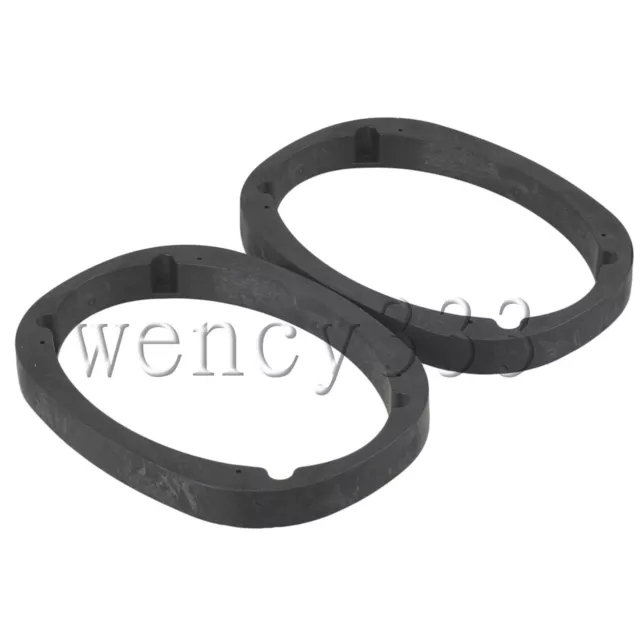 6" x 9" Solid Elliptical Speaker Spacer Adapter Mount 1" Depth Adapter Set of 2