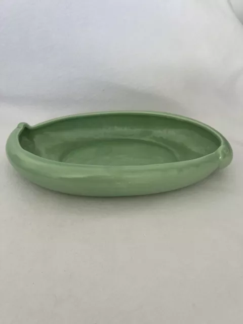 Haeger green console bowl