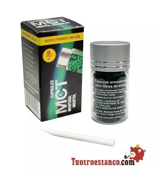 marque generique - Boîte de 100 Tubes à cigarette MCT Menthol avec