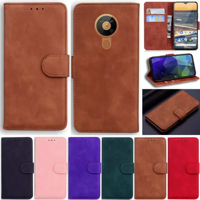 Matte Wallet Leather Flip Case For Nokia C12 X30 C32 C31 G22 C22 G11 G21 G60 G50