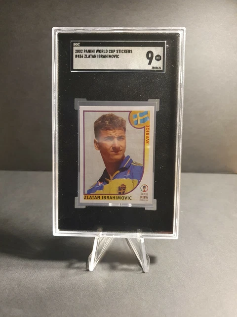 Autocollant Panini Zlatan Ibrahimovic - Coupe Du Monde 2002 - Rookie Card #456 - État Near Mint