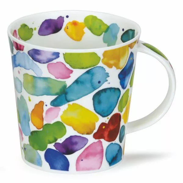 Blobs Verde Dunoon Jumbo 0,48l Taza de Té Jarra Café Cairngorm