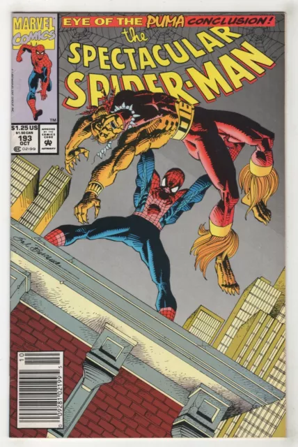 Spectacular Spider-Man #193 (Oct 1992, Marvel) Choose [Newsstand or Direct] Puma