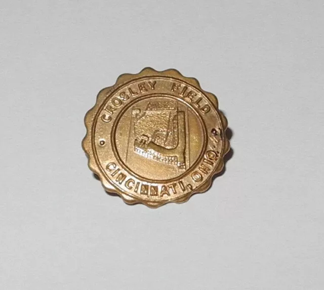 1939 Baseball Cincinnati Reds Crosley Field World Series Jewelry Tie Pin Button