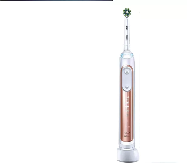 Oral-B Genius X Elektrische Zahnbürste Griff Rosegold Bluetooth Mit 2 Bürste