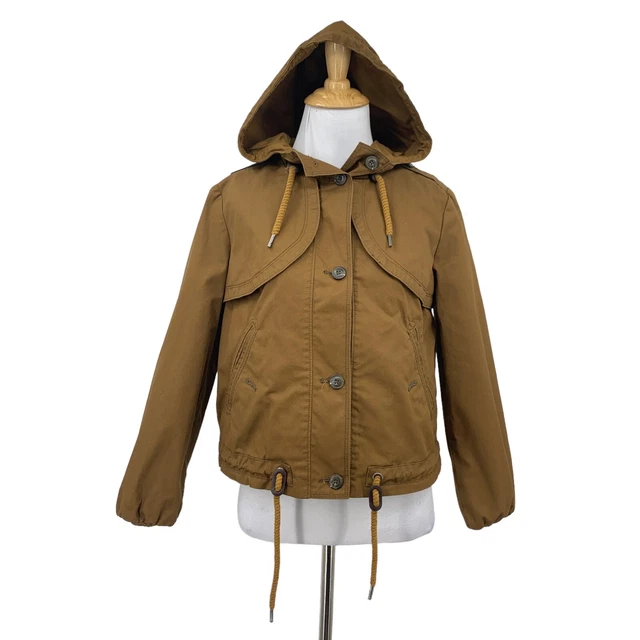 Daughter of the Liberation Anorak Jacket Womens 0 Anthropologie Climatic Cropped