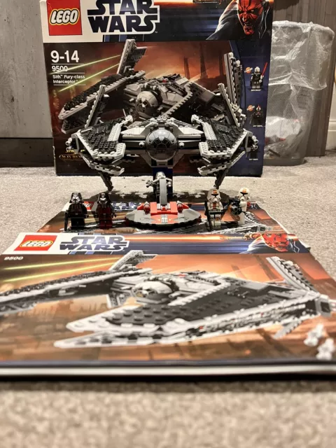 Lego Star Wars Sith Fury-class Interceptor STUNNING WITH BOX AND INSTRUCTIONS