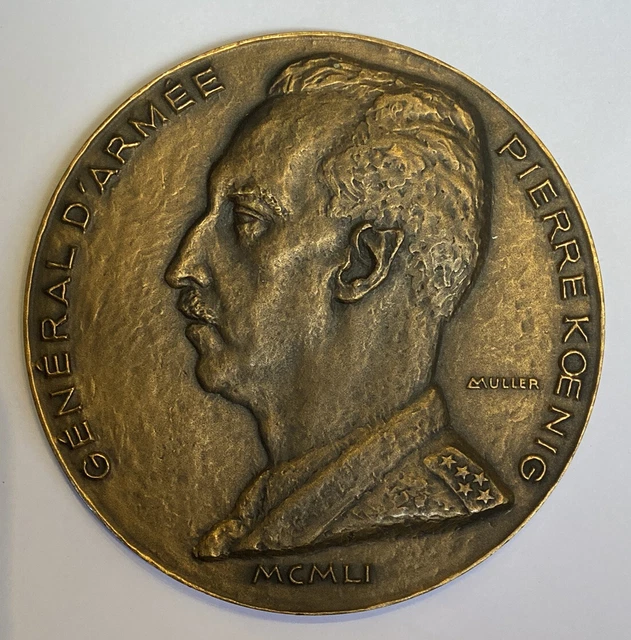 Médaille En Bronze Pierre Boulez Par Henri-Georges Adam – 1964 – EE/175 – RARE