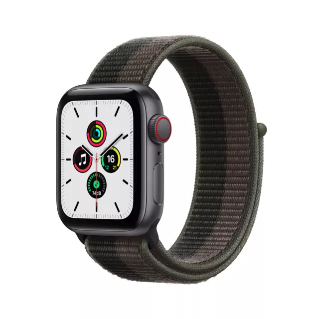 Apple Watch SE 2021 GPS + Cellular 40mm Space Grau Sportarmband Smartwatch NEU