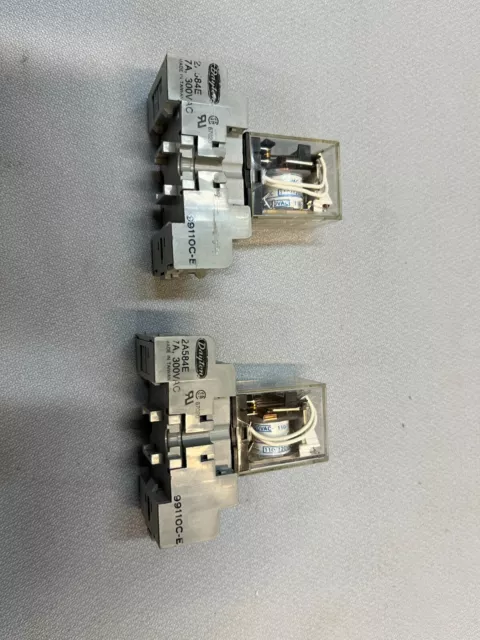 Omron MY4N Relay with Dayton 2A584E Socket. 2 pieces of each. 3