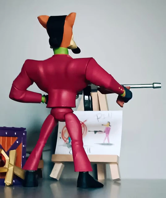 Resaurus Red Riding RESAURUS CRASH BANDICOOT Fan Art - Pinstripe Potoroo Action Figure ...