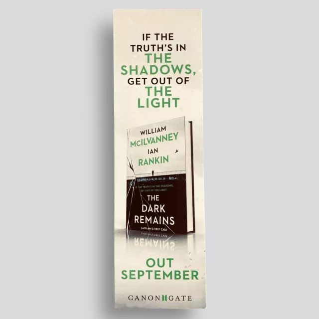 The Dark Remains Ian Rankin Collectible Promotional Bookmark -not the book
