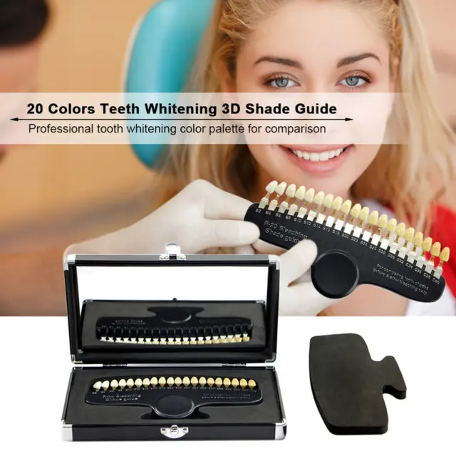 Teeth Whitening Dental Shade Guide Tooth Bleaching Shadeguide 20 Color