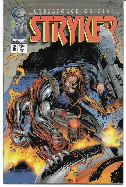 CYBERFORCE ORIGINS: STRYKER -  Vol. 1  No. 2 (February 1995)