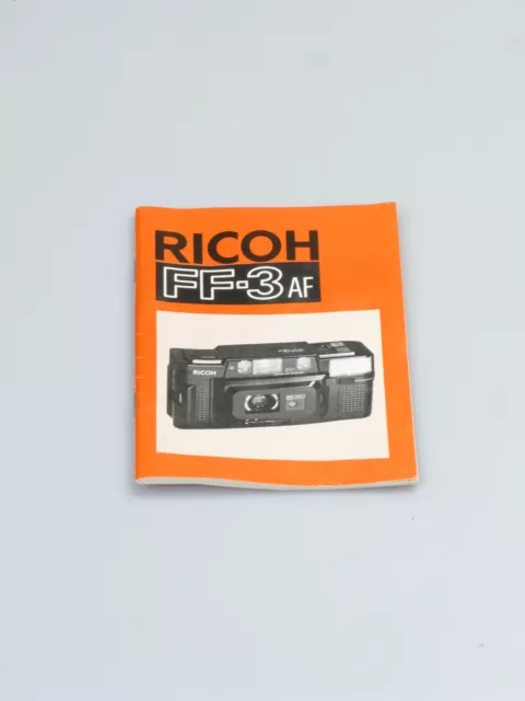 Ricoh Bedienungsanleitung Anleitung für Ricoh FF-3 AF - gebraucht