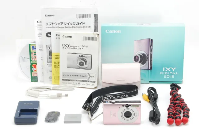 [NEAR MINT Box] Canon Ixy Digital 20 IS PowerShot SD1100 ELPH Pink From JAPAN
