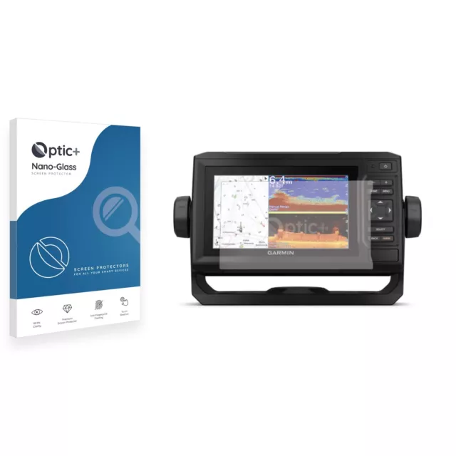 Optic+ Nano Glass Screen Protector for Garmin ECHOMAP UHD 65cv