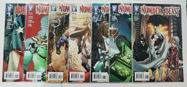 Number of the Beast #1 2 3 4 6 7 8 (of 8) Wildstorm - Scott Beatty VF+ / NM- @