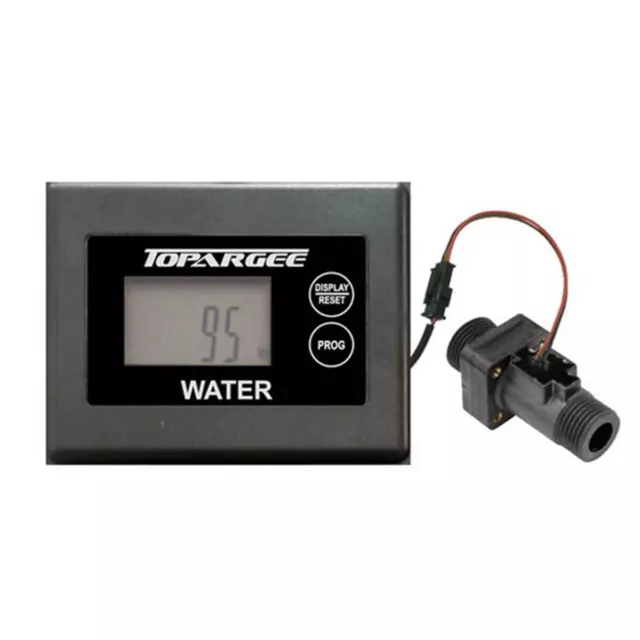 Topargee H2Flow H2F-SM RV Water Tank Gauge Caravan Camper Motorhome Camper Black