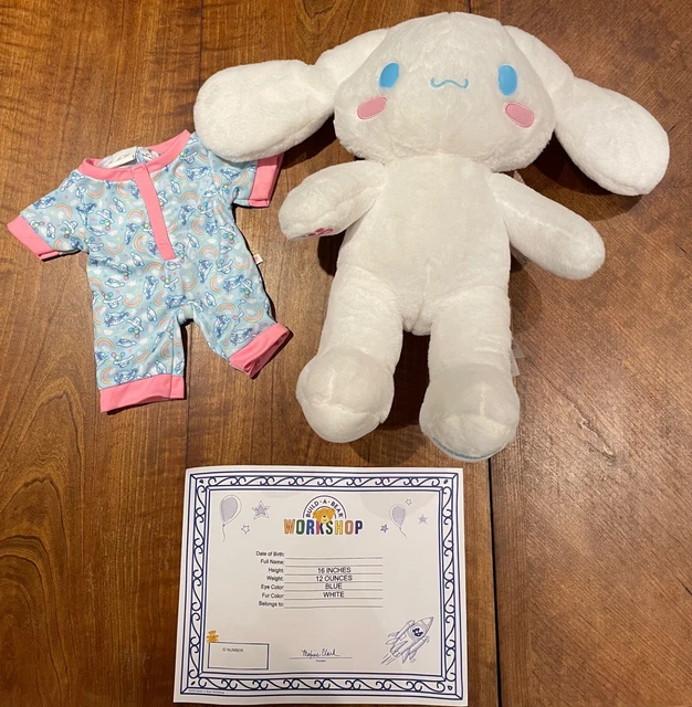 HELLO KITTY CINNAMOROLL BuildaBear SANRIO w/ Certificate/ Cinnamoroll