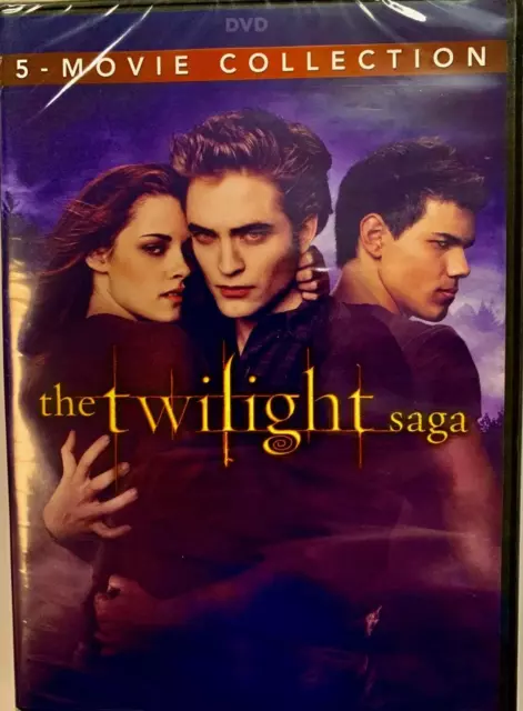Twilight Saga 5 Movie Collection [DVD] Robert Pattinson Kristen Stewart Films