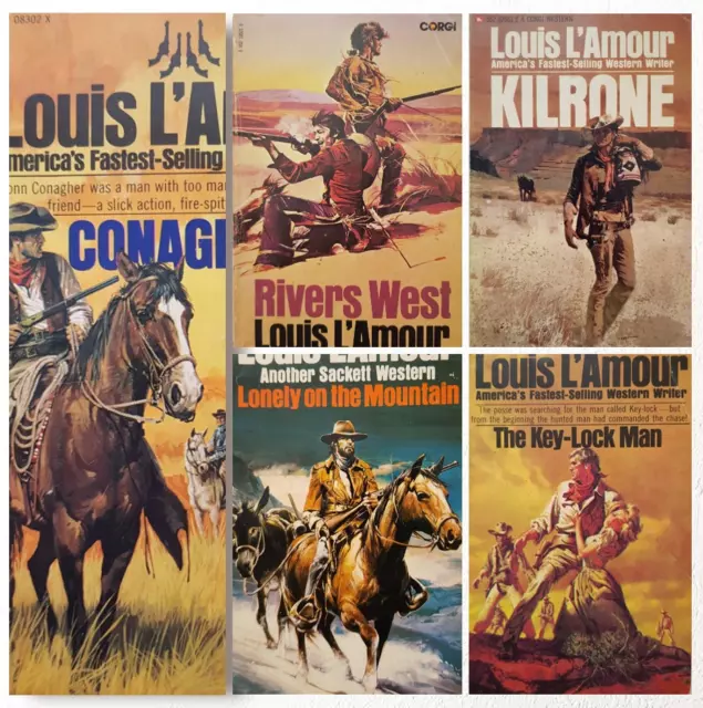 Louis L'Amour - Cowboy Wild West Western Vintage Paperback Choose Title