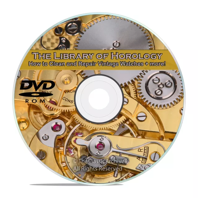 How to Make and Repair Vintage Watches, Vintage Horology Collection on DVD V61