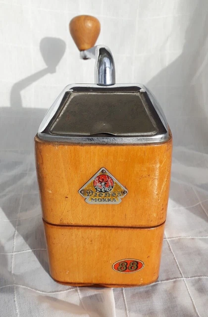 Dienes 88, sehr seltene Kaffeemühle ca. 1960, schönes Gehäuse Mokkamühle