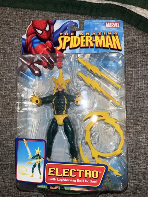 The Amazing Spider-Man - Electro Action Figure - Marvel Toy Biz 2006 New Sealed