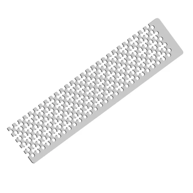 5D Drawing Ruler 250 Holes Metal Round Drill Ruler for Art Crafts (141 Type)