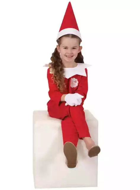 Licensed Elf on the Shelf Girl's Christmas Costume - Genuine Rubies - New