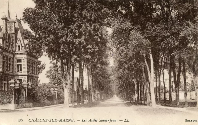 *22299 cpa Châlons sur Marne - les allees Saint Jean