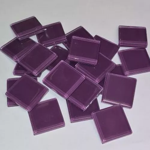 Crystal Tiles - (23x23mm) - Purple