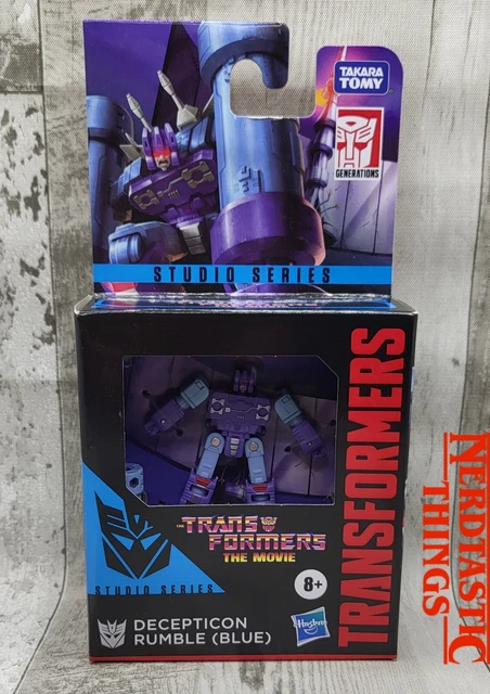 TRANSFORMERS DECEPTION RUMBLE Blue Studio Series Core Class 9cm Figur ...